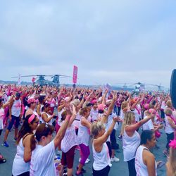 Jazzercise Lake Forest - Annual event dancing on the Midway Ship in San Diego.