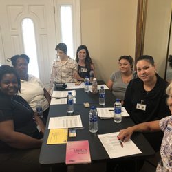 Saint Michael's Home Care - A few of our wonderful caregivers attending one of our training sessions.