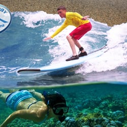 Kahalu'u Bay Surf & Sea - Surf Lessons and Rentals in Kona, Hawaii.