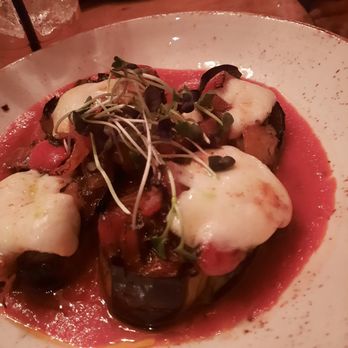 La Bocca Restaurant - The amazing eggplant parmasia - Mediterranean Near Me - Whistler, British Columbia