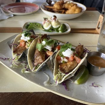 Monkeypod Kitchen - Fresh Caught Fish Tacos - New American Near Me - Lahaina, Hawaii