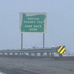 Oregon California Border - 11.01.24 foggy