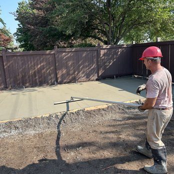 Boucher Construction - Pouring concrete pad for shed - Septic Services Near Me - Greenacres, Washington Boucher Construction - Pouring concrete pad for shed - Septic Services Near Me - Greenacres, Washington