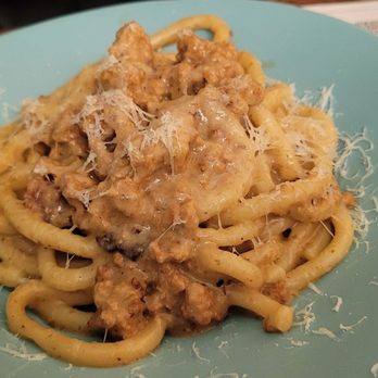 Lina Stores Restaurant - Pici alla norcina - Italian Near Me - London, XGL