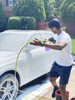 Mobile Car Wash (Foam Bath) - 5+ years of experience providing affordable mobile auto detailing services including engine cleaning, vacuuming, interior detailing, mobile car wash, headlight restoration, clay bar treatment, tire detailing, & wheel & rim detailing. Call today to schedule your prompt service at an affordable rate.