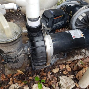 Nabors Pools - pool pump rebuild after - Pool Cleaners Near Me