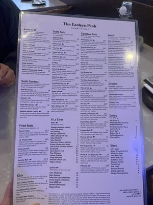 Menu photo 3 The Eastern Peak - Franklin Franklin, TN