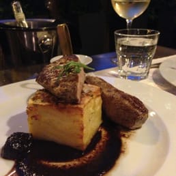 Pork tenderloin -- also elevated by it's delicious pairings.