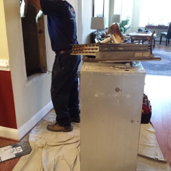R & B - Inspecting the ductwork, wiring, and plumbing for new air handler installation - Heating & Air Conditioning/HVAC Near Me - Alexandria, Virginia
