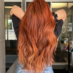 The Hair Of Nik - Color correction from black to copper