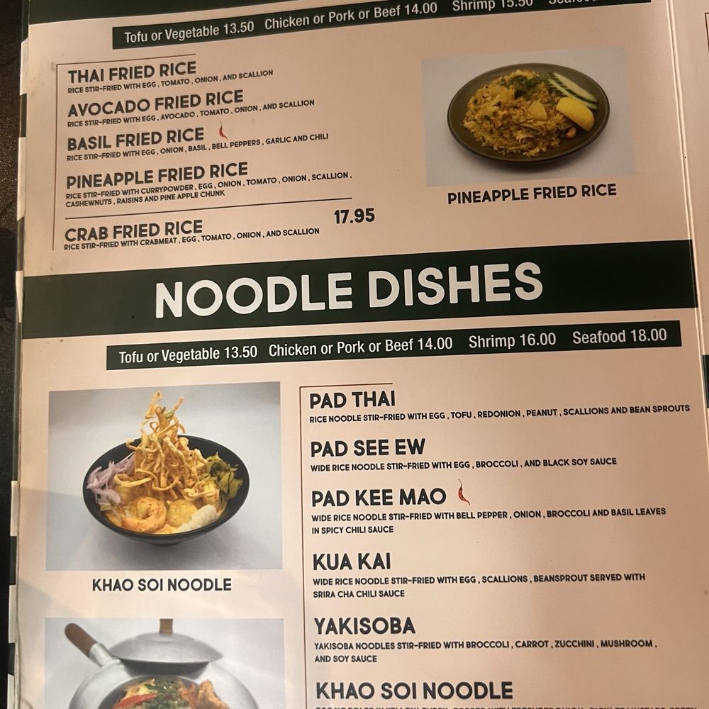 Thai Smile VT - Menu - Thai Near Me - Waterbury, Vermont