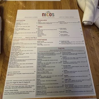 Nico's Taco and Tequila Bar - Menu - Mexican Near Me - Minneapolis, Minnesota Nico's Taco and Tequila Bar - Menu - Mexican Near Me - Minneapolis, Minnesota
