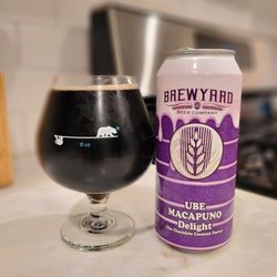 Brewyard Beer Company - Brewyard Beer Company ( Ube Macapuno Delight) Ube Chocolate Coconut Porter 8.2% ABV