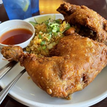 Suvarnaphumi Thai Cuisine - Don's Thai Fried Chicken with Fried Rice - Thai Near Me - Oxnard, California