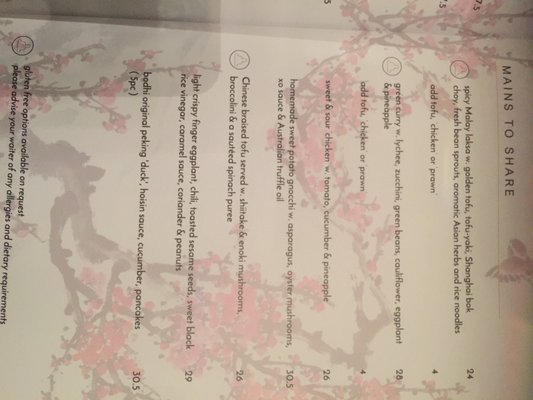 Menu photo 2 Bodhi Restaurant Sydney, NSW