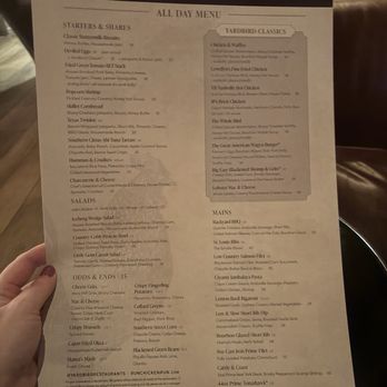 Yardbird - Menu - Southern Near Me - Las Vegas, Nevada