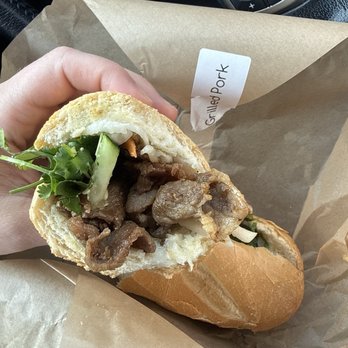 Basu - Honey Grilled Pork Banh Mi - Coffee & Tea Near Me - Northbrook, Illinois