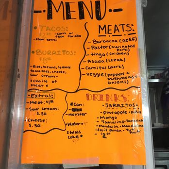Netza Tacos Truck - a menu on the side of the truck - Food Trucks Near Me - Saint Paul, Minnesota Netza Tacos Truck - a menu on the side of the truck - Food Trucks Near Me - Saint Paul, Minnesota