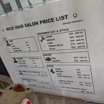 Nice Hair Salon - Salon Price List :) as of 3/21/21 - Hair Salons Near Me - Lake Forest, California Nice Hair Salon - Salon Price List :) as of 3/21/21 - Hair Salons Near Me - Lake Forest, California
