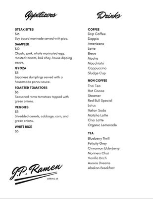 Menu photo 1 JP Ramen Soldotna, AK