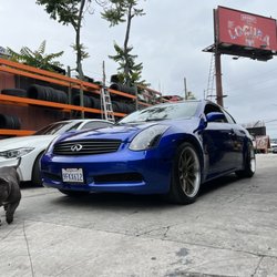 560 Customs - Tire rotation on this infinity g35
