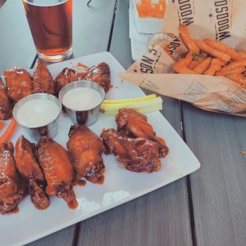 Woodson's Local Tap + Kitchen Grand Parkway - 12 bone in wings and fries (Honey BBQ and Asian) - American Near Me - Spring, Texas Woodson's Local Tap + Kitchen Grand Parkway - 12 bone in wings and fries (Honey BBQ and Asian) - American Near Me - Spring, Texas