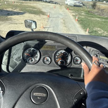 Community Truck Driving School - Setting to start manuvers - Driving Schools Near Me - Round Rock, Texas