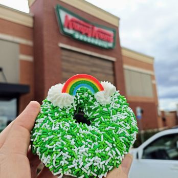 Krispy Kreme - Perfect find for St Patty's Day donuts! - Donuts Near Me - Murfreesboro, Tennessee