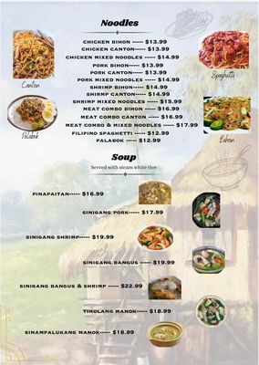 Menu photo 2 Bahay Kubo Restaurant Anchorage, AK