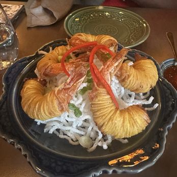 Chada - Goong Sarong - fascinating shrimp wrapped in vermicelli and lightly fried - Thai Near Me - New Orleans, Louisiana Chada - Goong Sarong - fascinating shrimp wrapped in vermicelli and lightly fried - Thai Near Me - New Orleans, Louisiana