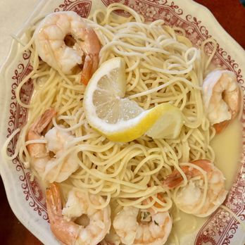 Arnie's Restaurant - * Shrimp Scampi- so they just brought boiled spaghetti with shrimp - Italian Near Me - Plattsburgh, New York Arnie's Restaurant - * Shrimp Scampi- so they just brought boiled spaghetti with shrimp - Italian Near Me - Plattsburgh, New York