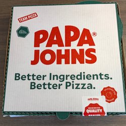 Papa Johns Pizza - Pizza Box