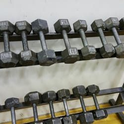 NMJC Del Norte Fitness Center - All the weights are always racked :)