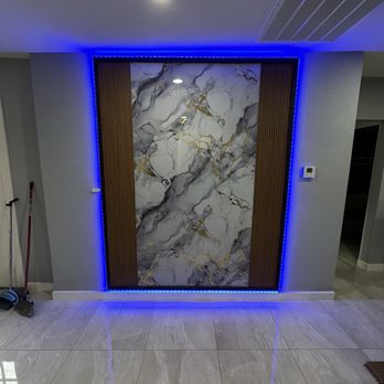 All Metroplex Handyman - Custom accent wall with LED lighting - General Contractors Near Me All Metroplex Handyman - Custom accent wall with LED lighting - General Contractors Near Me