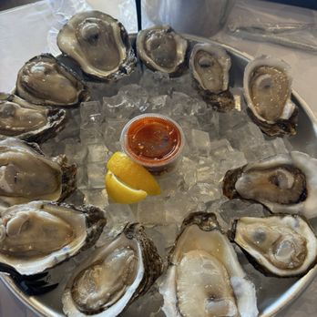 Big Ez Seafood & Oyster - Oysters  on a hall shell - Seafood Near Me - Arlington, Texas