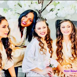 Noor Beauty Studio - Beautiful bride and bridesmaids by Noor beauty studio
