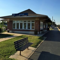 Antioch METRA Station - East View of station.