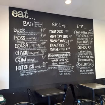 Baos Hog - Wall Menu at Baos Hog - Chinese Near Me - Garden Grove, California Baos Hog - Wall Menu at Baos Hog - Chinese Near Me - Garden Grove, California