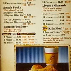 Chicken Express - 2023 Quick eats menu