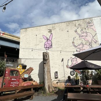 Zeitgeist - This is a view of the beer garden on a really nice day. - Bars Near Me - San Francisco, California