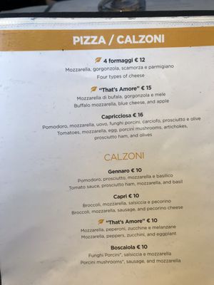 Menu photo 8 That's Amore Rome, RM Menu photo 8 That's Amore Rome, RM