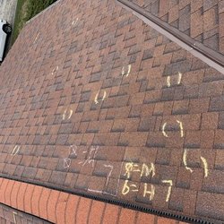 Multiline Insurance Agency - All the yellow marks are hail hits