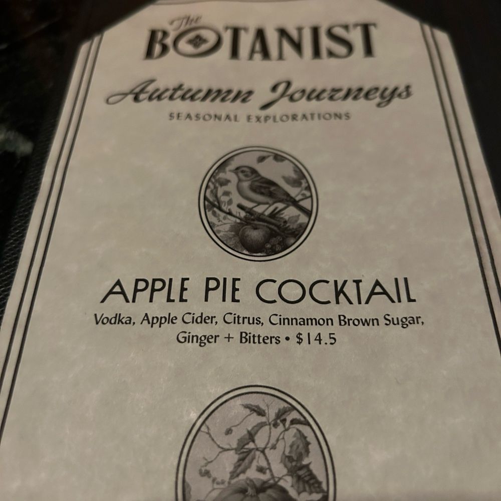 The Botanist - Cocktail menu - Cocktail Bars Near Me - Bakersfield, California The Botanist - Cocktail menu - Cocktail Bars Near Me - Bakersfield, California
