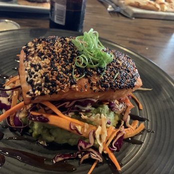The Craftsman - Sesame Seed Crusted Salmon - New American Near Me - Encinitas, California The Craftsman - Sesame Seed Crusted Salmon - New American Near Me - Encinitas, California