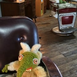 Sweeney Todd Salon - monsters waiting for haircuts during Bay View Gallery Night