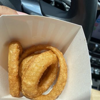 Whataburger - This is the amount of rings I got for a large - Burgers Near Me - San Antonio, Texas