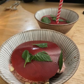 Cook Weaver - Strawberry mousse with shortbread cookie - Modern European Near Me - Seattle, Washington Cook Weaver - Strawberry mousse with shortbread cookie - Modern European Near Me - Seattle, Washington