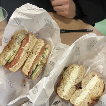 Sincerely Bagel - jalapeños with plain cream cheese & fennel lemon with garlic & herb - Bagels Near Me - Portland, Oregon Sincerely Bagel - jalapeños with plain cream cheese & fennel lemon with garlic & herb - Bagels Near Me - Portland, Oregon