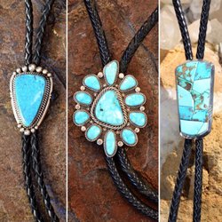 Turquoise Butterfly - Need a great gift for a special guy? We have beautiful turquoise bolos just for him.