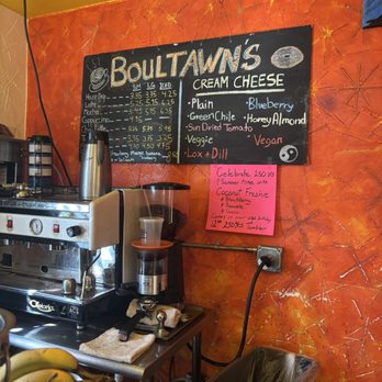 BoulTawns's Bakery & Cafe - Sign and offerings - Bakeries Near Me - Santa Fe, New Mexico